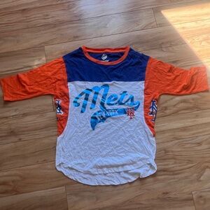 Women's mets 3/4 sleeve shirt